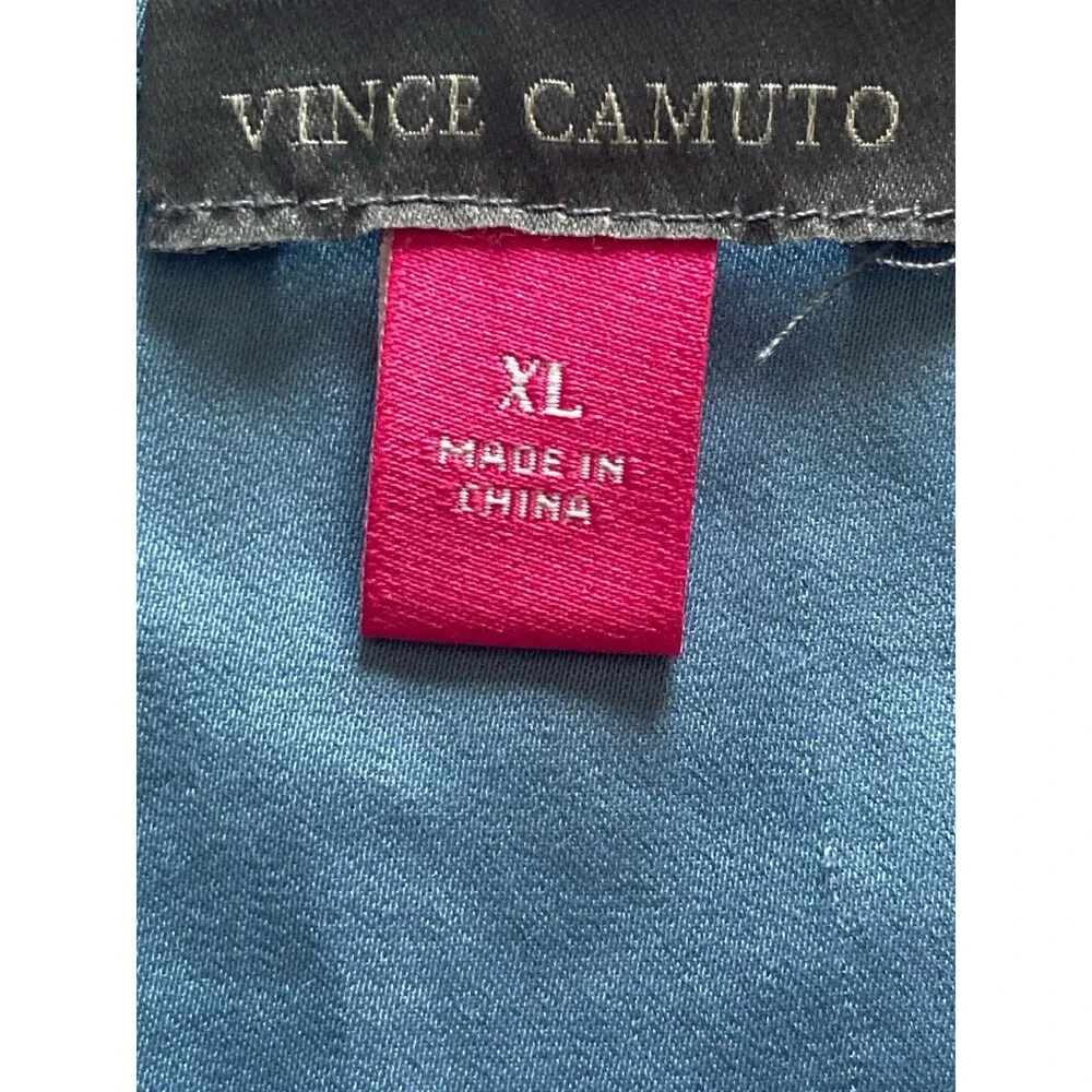 Vince Camuto Top XL Light Blue Sleeveless Lightweight Good Condition Relaxed